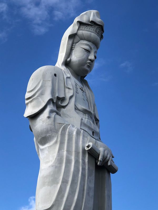 日本・群馬県「高崎白衣大観音」の写真