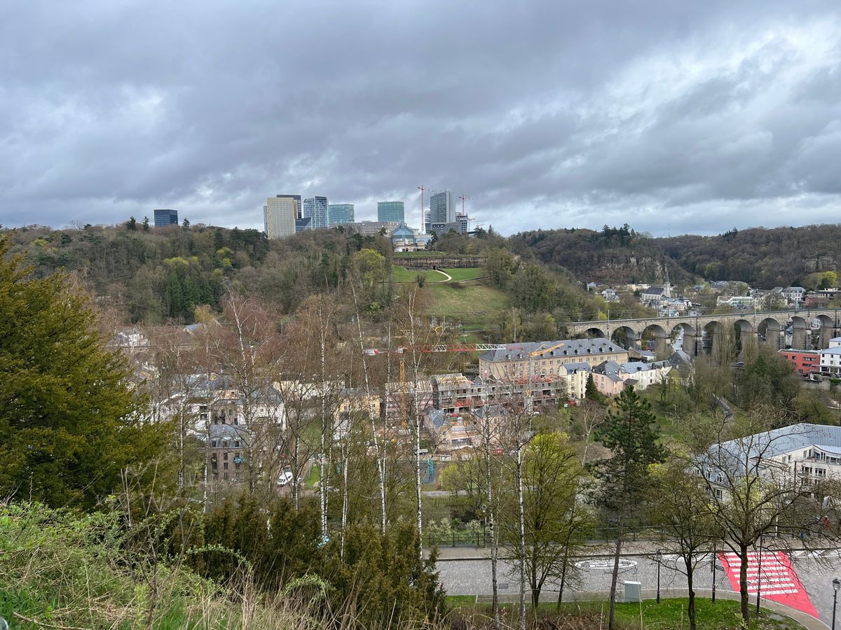 ルクセンブルクの街並み