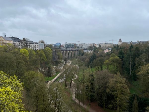ルクセンブルク・Luxembourg「コートジボワール出張5」の写真：雨だったルクセンブルク