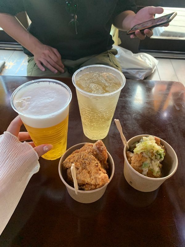 日本・草津「誕生日旅行♡2025」の写真：草津のまちで食べた美味しかったもの
２つ...