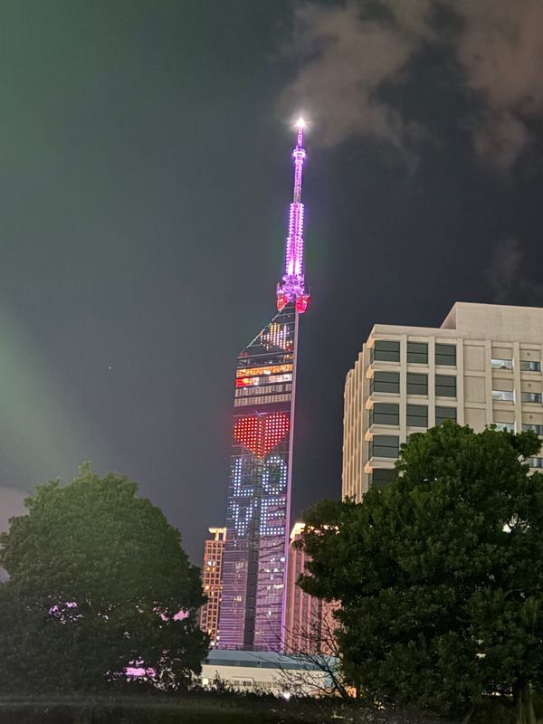 日本・福岡県「コレサワLIVE💕in福岡」の写真：福岡タワー＆Marizon‎🤍