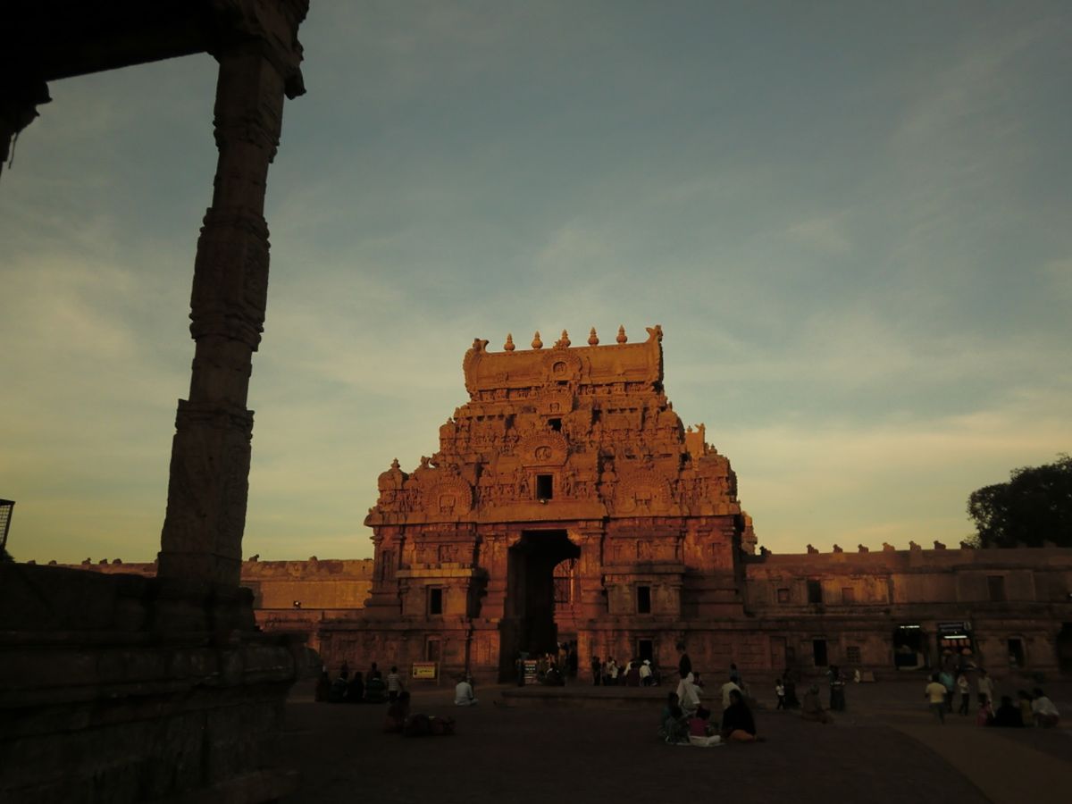 南インドの寺院と象🐘