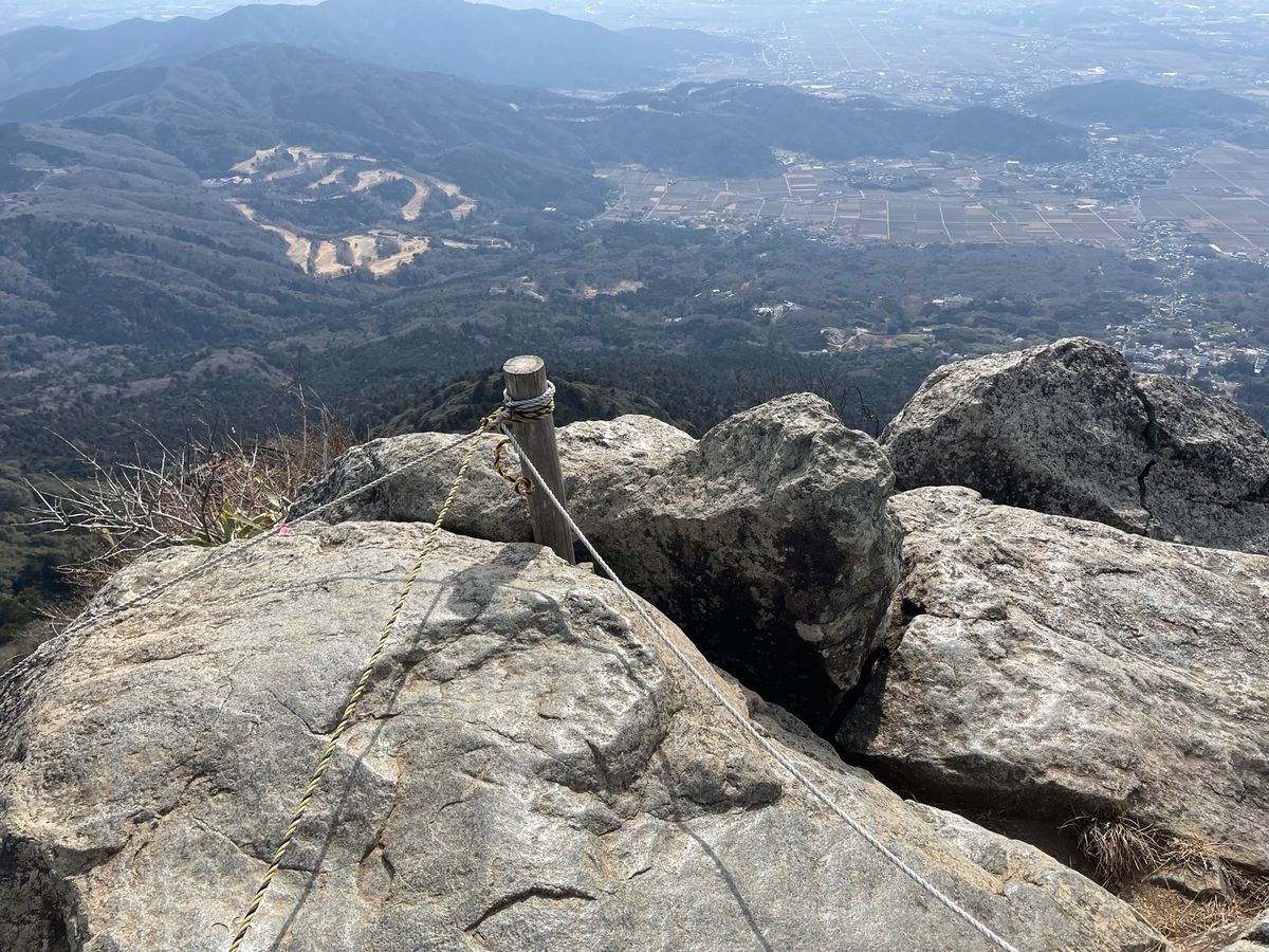 午後は筑波山の最高峰女体山へ。標高877メートル。日本一低い百名山です。