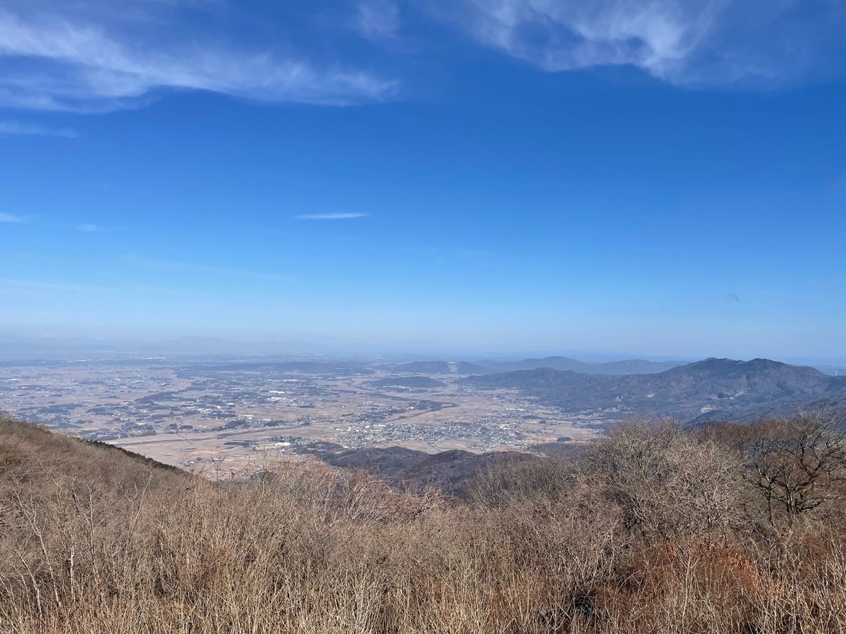 筑波山頂駅の標高は800メートル。