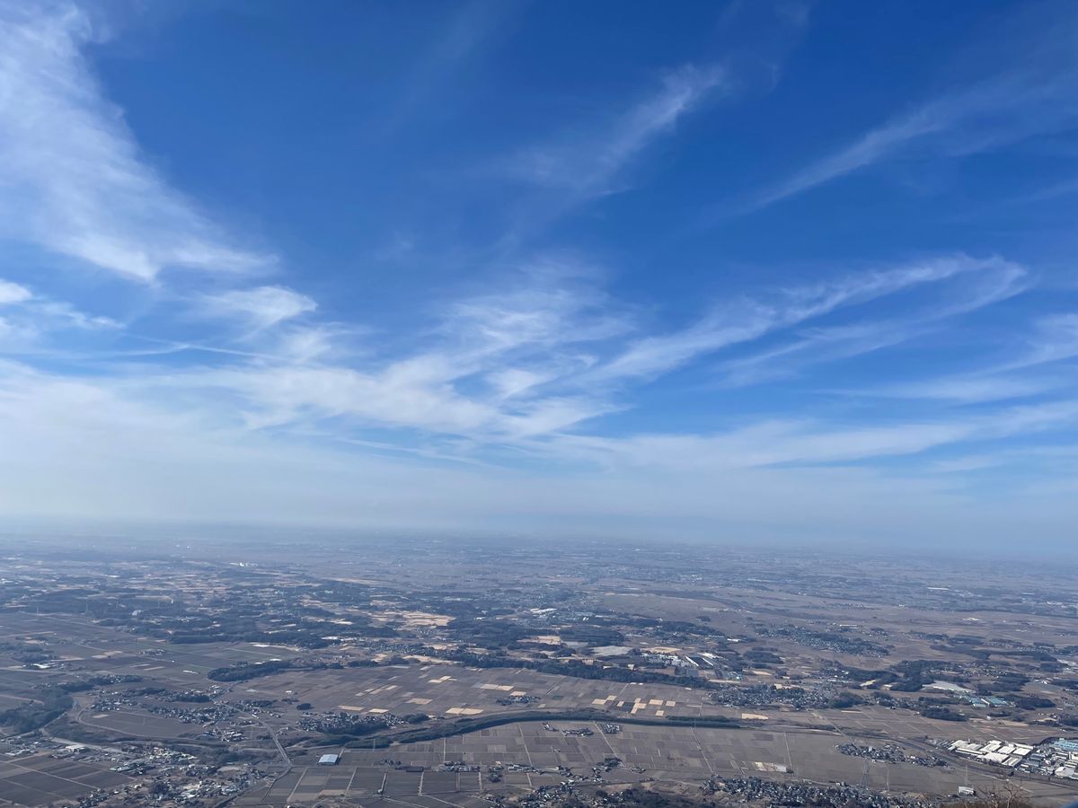 男体山の山頂へ。良い景色ですね。