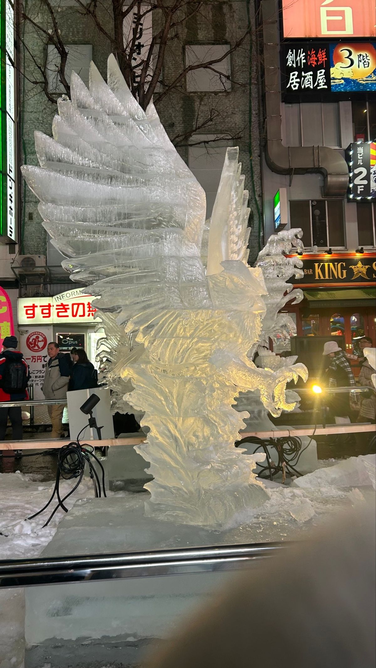 すすきのへ
ニッカの看板見た瞬間、あーこれ有名なやつだ！ってワクワク。その...