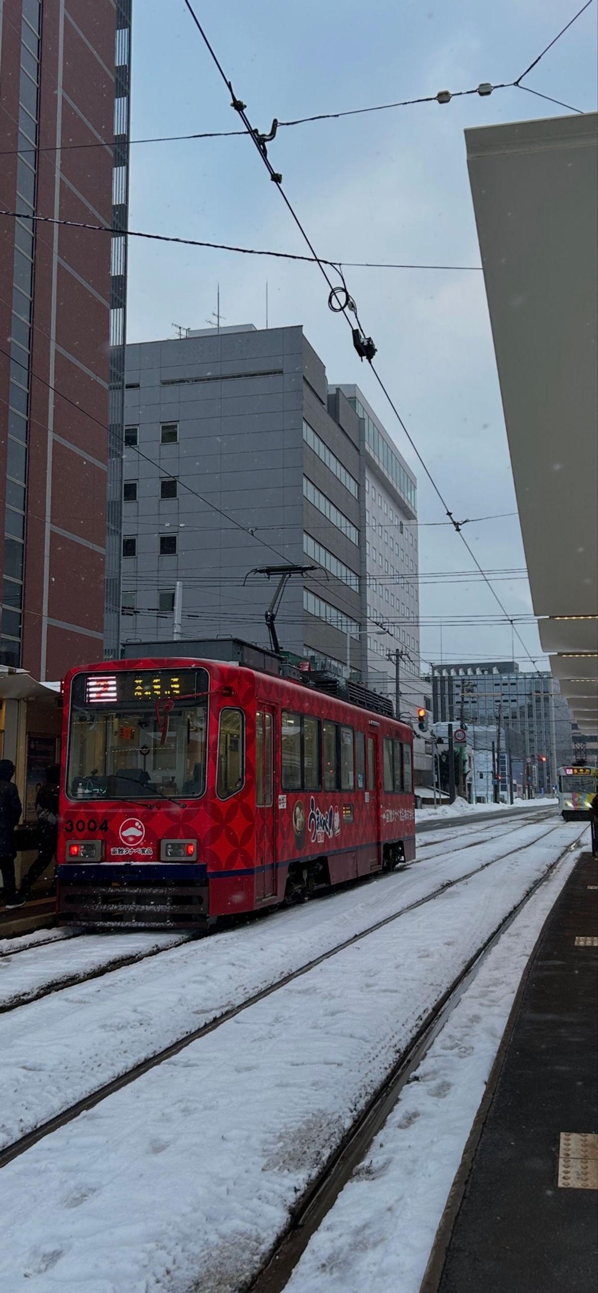 市電にのって街は移動。
そして、市電の中にあった高校をみて養和軒ぷらすへ🍜...