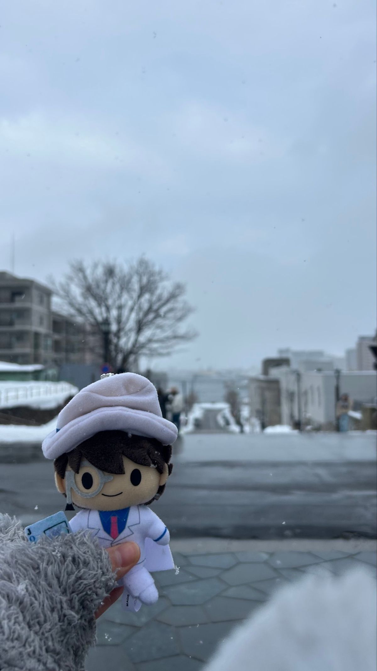 100万ドルの五稜星の聖地巡礼へ🌟
キットのぬいもって回ったの〜。
途中か...