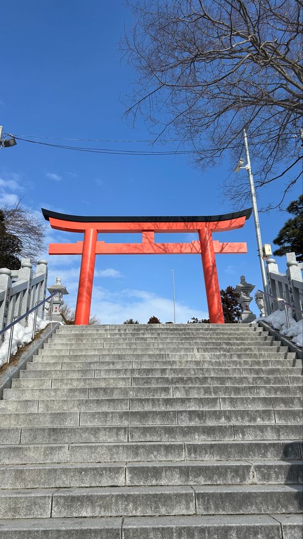 日本・北海道「見たことない景色ばっかり❄️」の写真：そのあとは、少し歩いて湯倉神社へ⛩
これ...