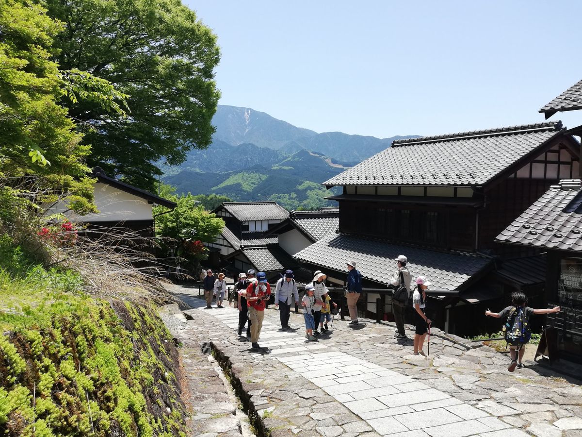 恵那峡の次に行ったのは馬籠宿！
なんだここは景色が良すぎておかしくなる……...