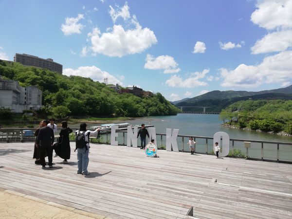 日本・恵那「202504,05　GW恵那旅行」の写真：こちらは温泉でも有名な恵那峡です！
見て...