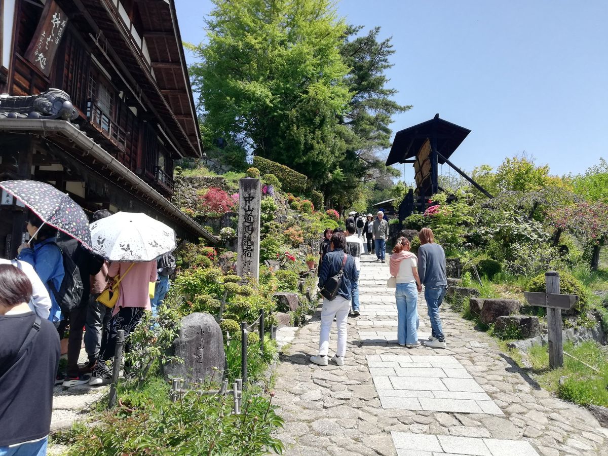 恵那峡の次に行ったのは馬籠宿！
なんだここは景色が良すぎておかしくなる……...