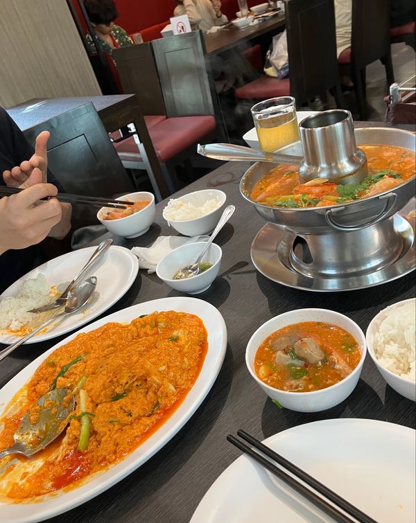 タイ・バンコク「バンコク」の写真：海鮮！ソムタムもトムヤムクンもちょっと辛...