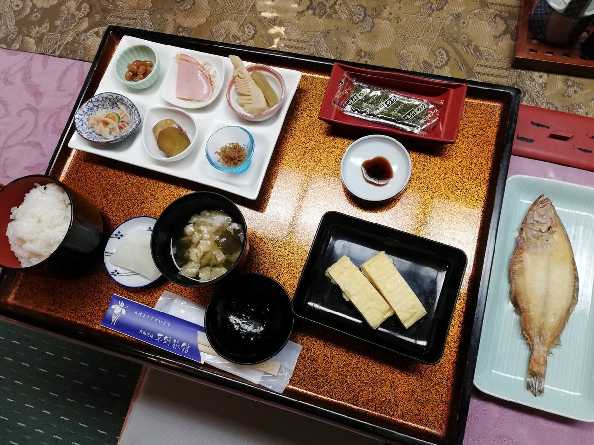 こちらはお宿にございます。
滋賀県の琵琶湖北部にある「北国街道　草野旅館」...