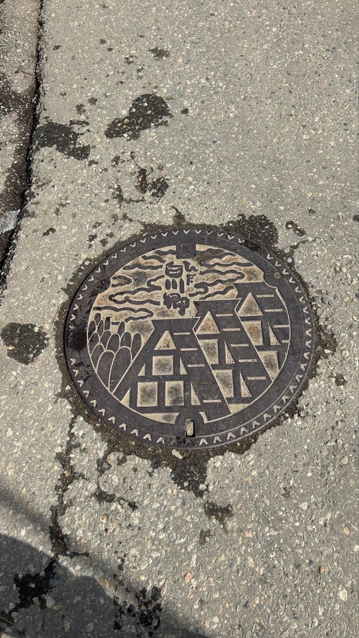 そして白川郷へ☘️
雪が溶けつつもまだ雪景色も楽しめて、地面つるつるでスケ...