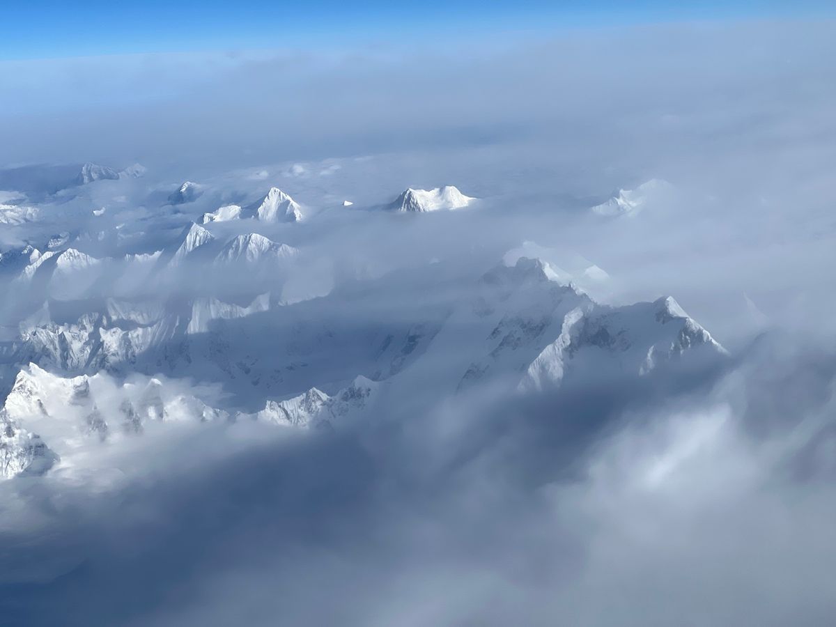 エチオピア航空でパキスタン上空は絶景