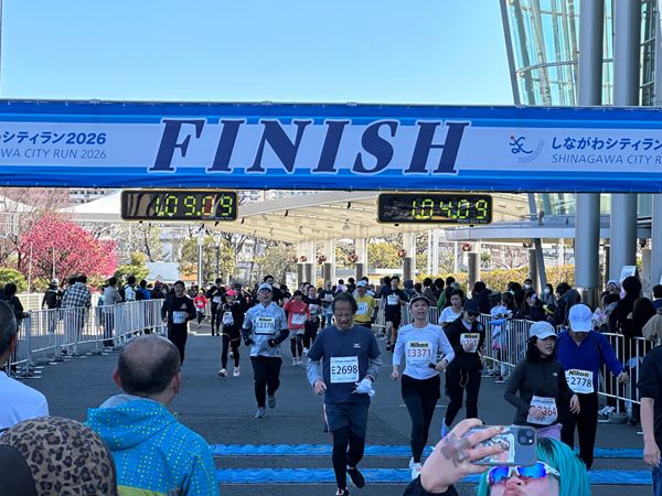 日本・東京都「品川シティラン2026」の写真：タイムあんまり改善しなかた