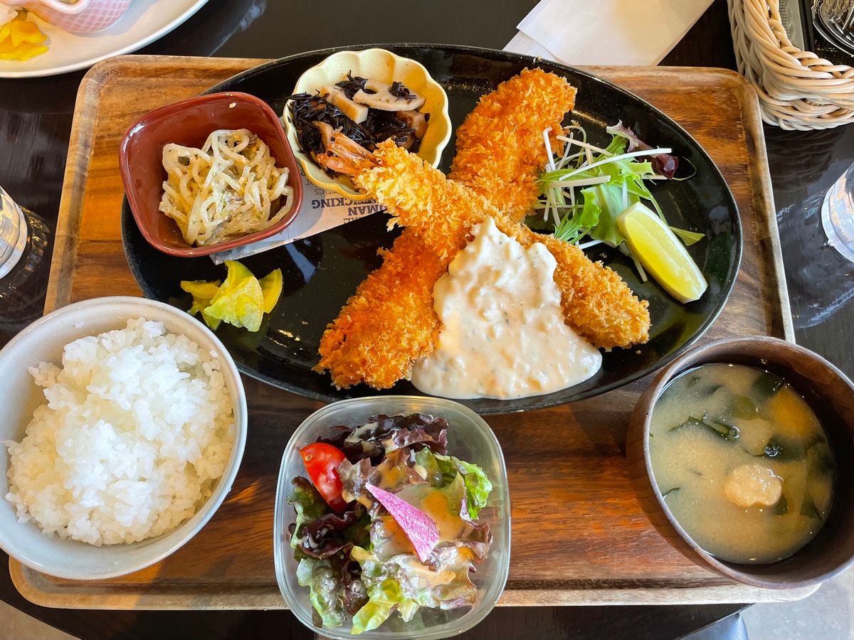 梅苑を楽しんだ後は近くにある「音の和カフェ」へ。ドッグランも併設されている...