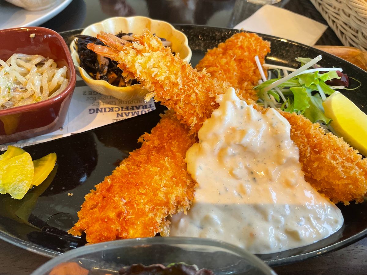 梅苑を楽しんだ後は近くにある「音の和カフェ」へ。ドッグランも併設されている...