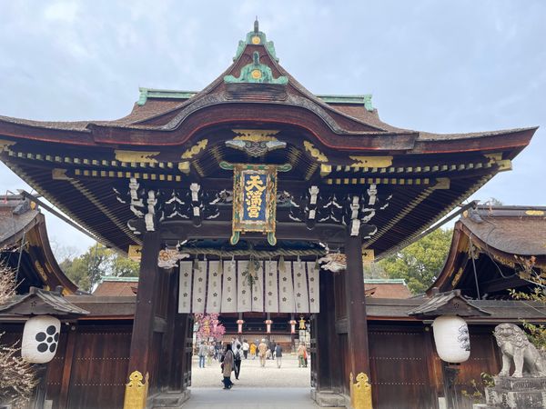 日本・京都府「京都の梅苑巡り」の写真：梅苑の外でも梅の花が楽しめます