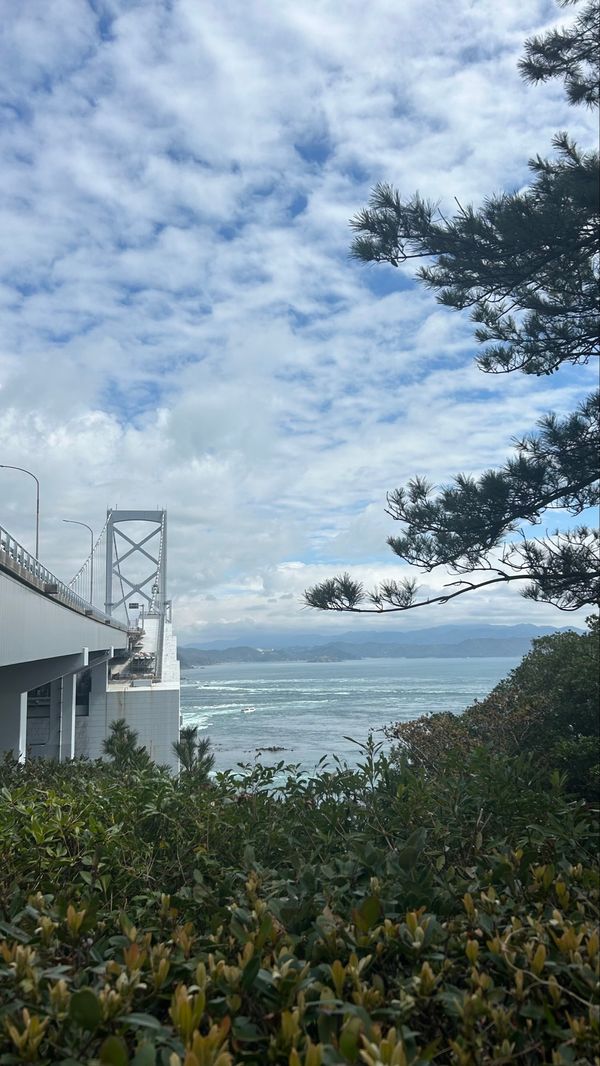 日本・徳島県「時の流れが穏やかな旅」の写真：そのまま移動して鳴門公園へ🌊
渦の道へ🌿...