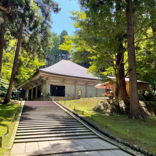 日本・岩手県「岩手県・中尊寺🚗」の写真