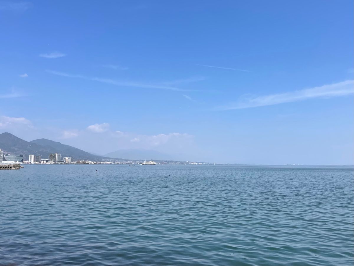 京阪で琵琶湖へ。ミシガンクルーズは時間の都合で今回はパス。また今度。