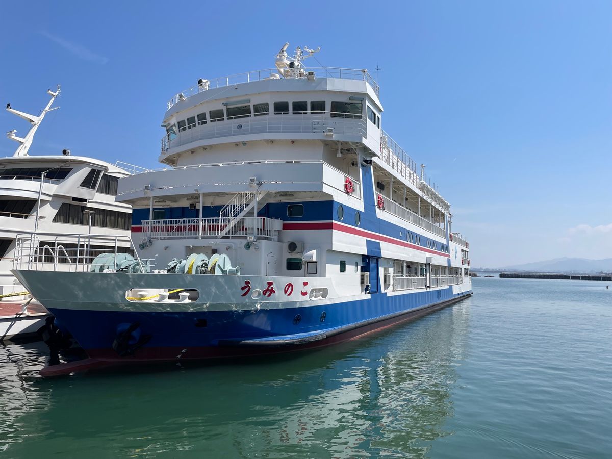 京阪で琵琶湖へ。ミシガンクルーズは時間の都合で今回はパス。また今度。