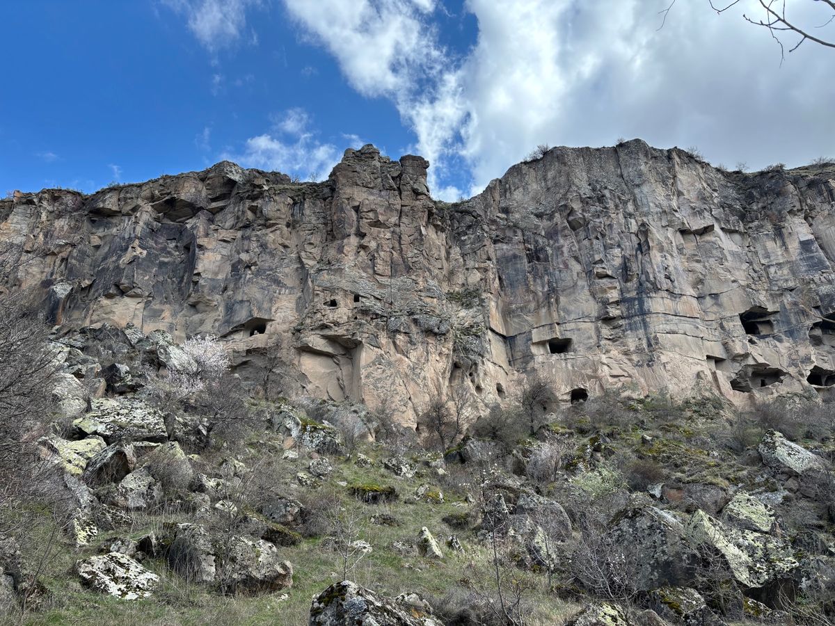 カッパドキア　ウフララ渓谷
教会は立ち入り不可で壁画を見ることはできず