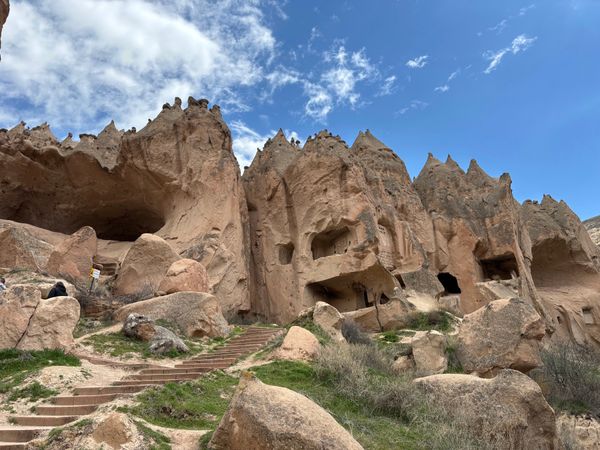トルコ・イスタンブール「トルコ旅行」の写真：カッパドキア　ゼルヴェ野外博物館