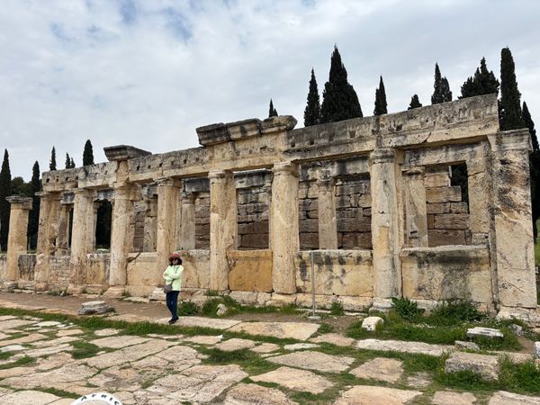 トルコ・イスタンブール「トルコ旅行」の写真：パムッカレ　ヒエラポリス