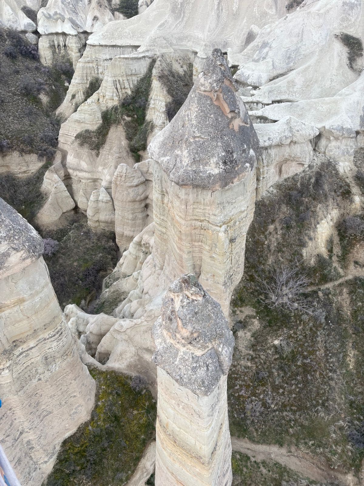 カッパドキア　気球ツアー
前日には10%と言われてましたが、
無事飛べました