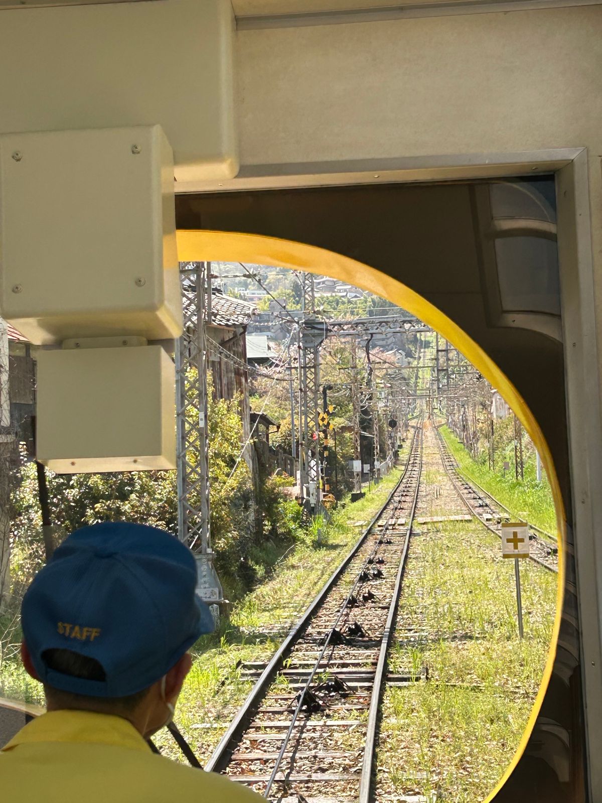 ケーブルカーで山頂へ