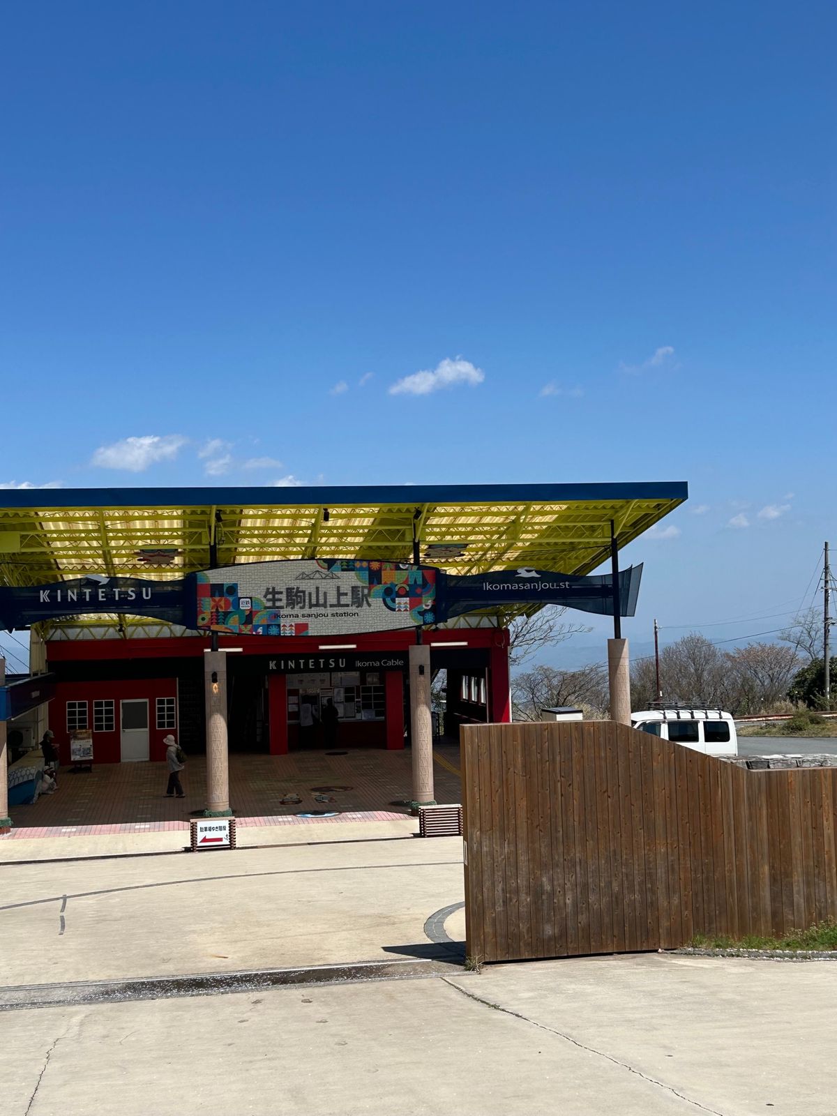 ケーブルカーで山頂へ