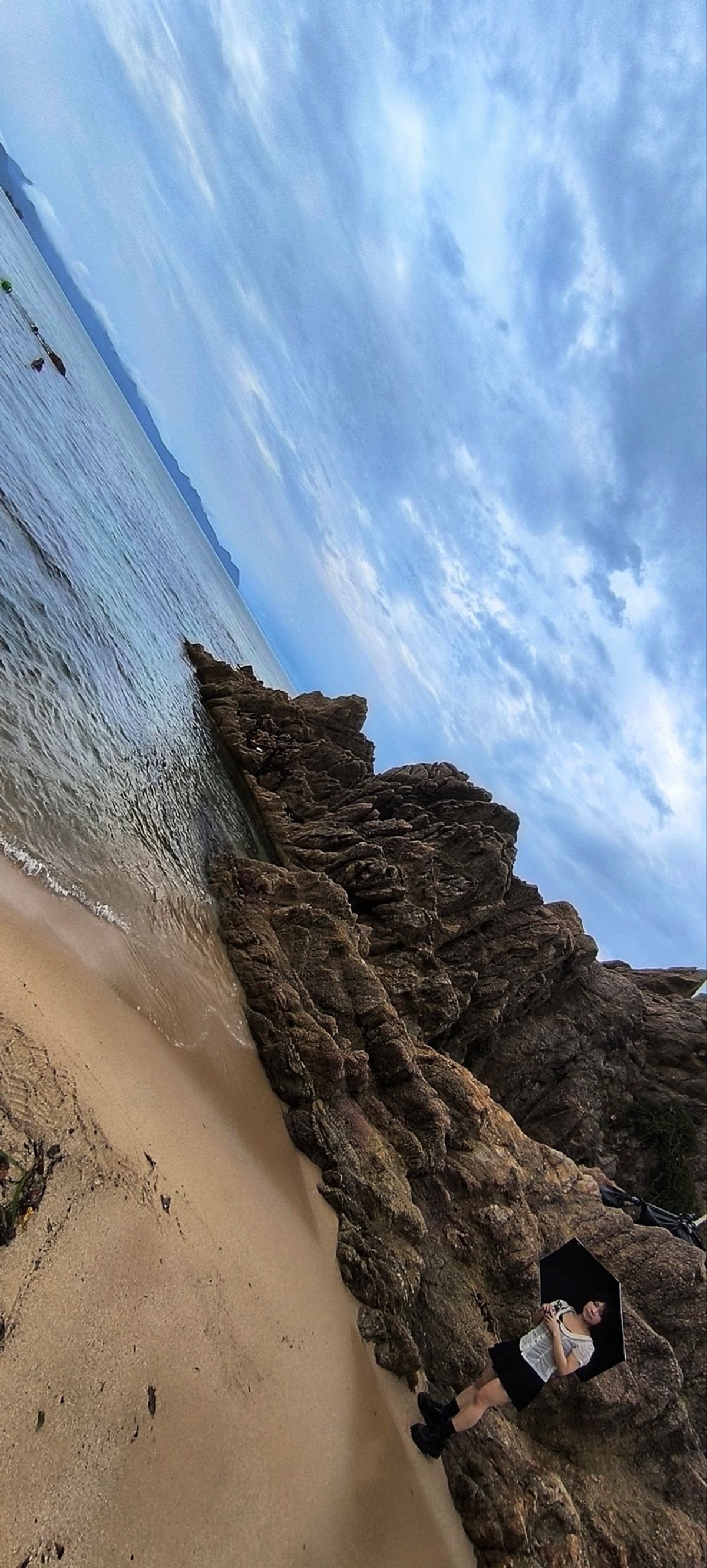 曇ってて残念でした