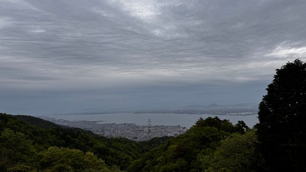 日本・滋賀県「琵琶湖旅行」の写真：比叡山ドライブウェイから