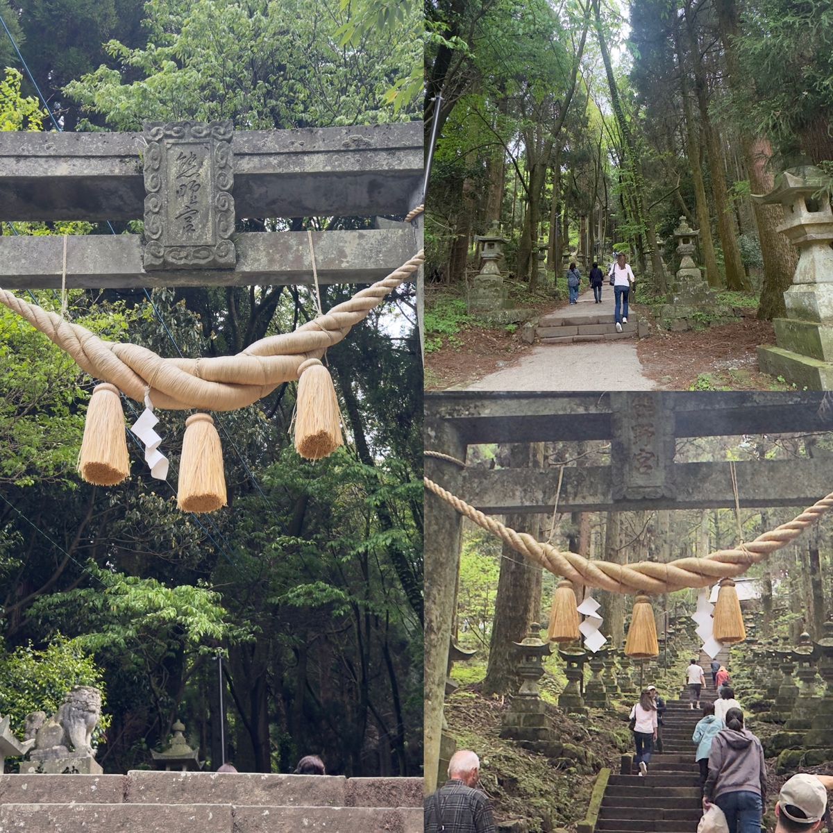 国宝になったばかりの通潤橋と上色見熊野座神社⛩️に！