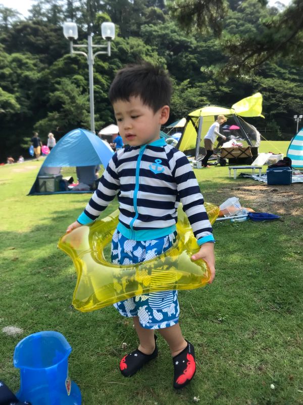 日本・福井県大飯郡高浜町「海水浴　２歳」の写真