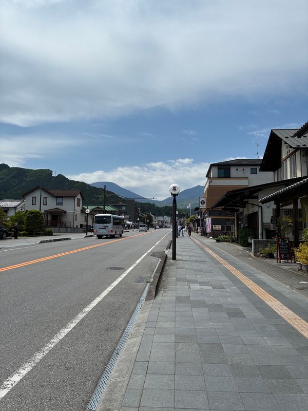 日本・栃木県「栃木旅行🐒」の写真：🍃日光街道

ゆるーい上り坂が1.5キロ...