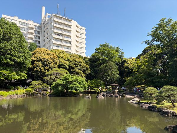 日本・東京都「都内プチ散策」の写真：ここは日本庭園も綺麗ですね。