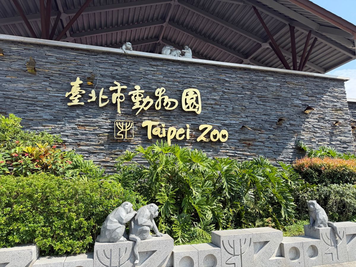 台北動物園でパンダ
日本では観る事がないのかなぁ…