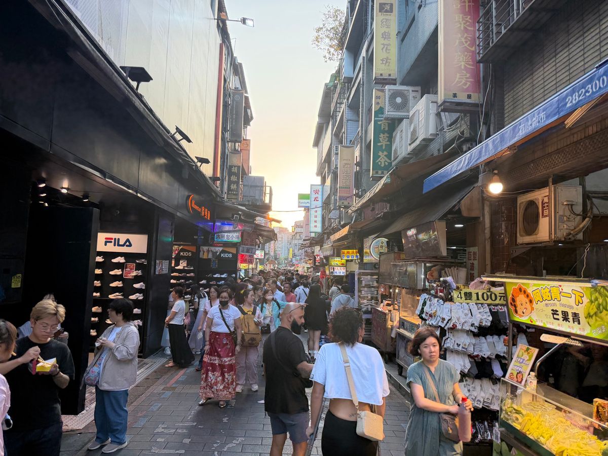 最後は士林夜市へ