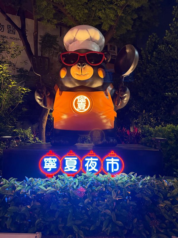 台湾・台北「台湾旅行」の写真：寧夏夜市
