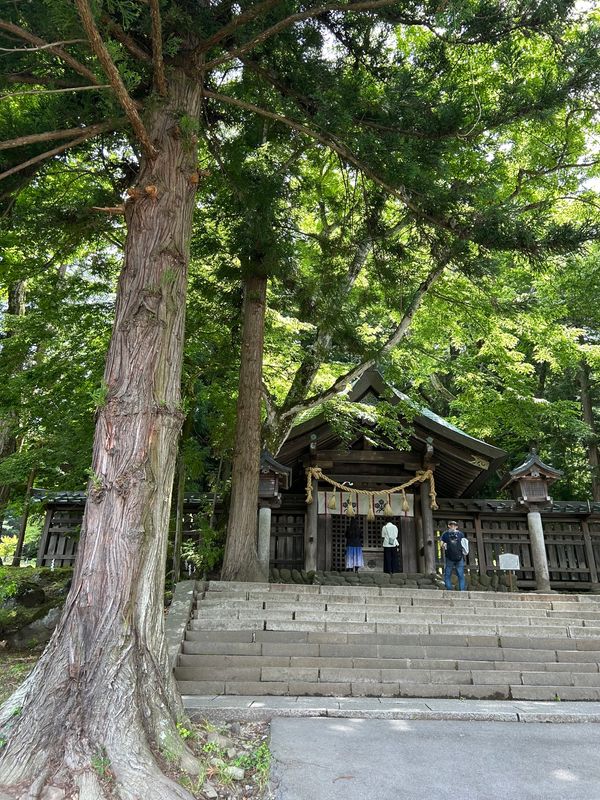 日本・長野県「長野・岐阜の旅」の写真：諏訪大社上社前宮