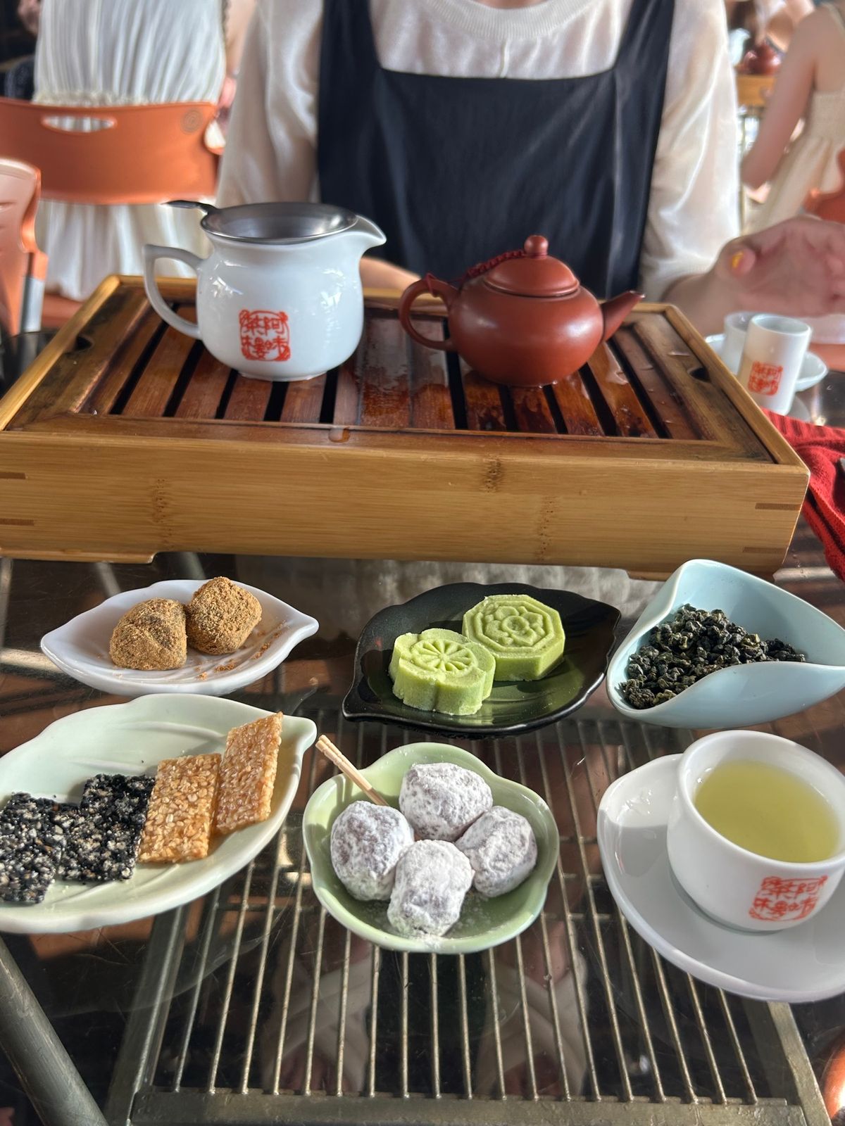 1枚目の朝ごはん美味しすぎる
この旅でNo.1だった。

2枚目は九份の所...