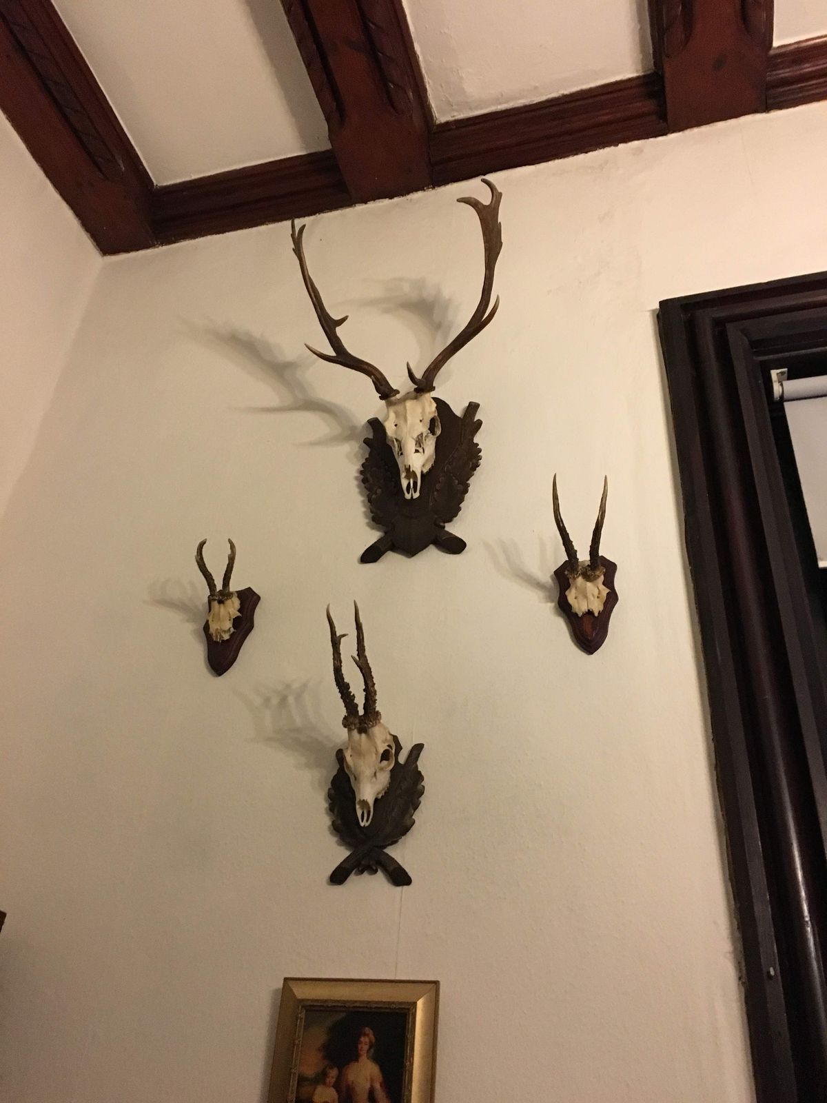 Katowiceから車で30〜40分移動して、湖の辺りにある狩猟宿(？)へ...