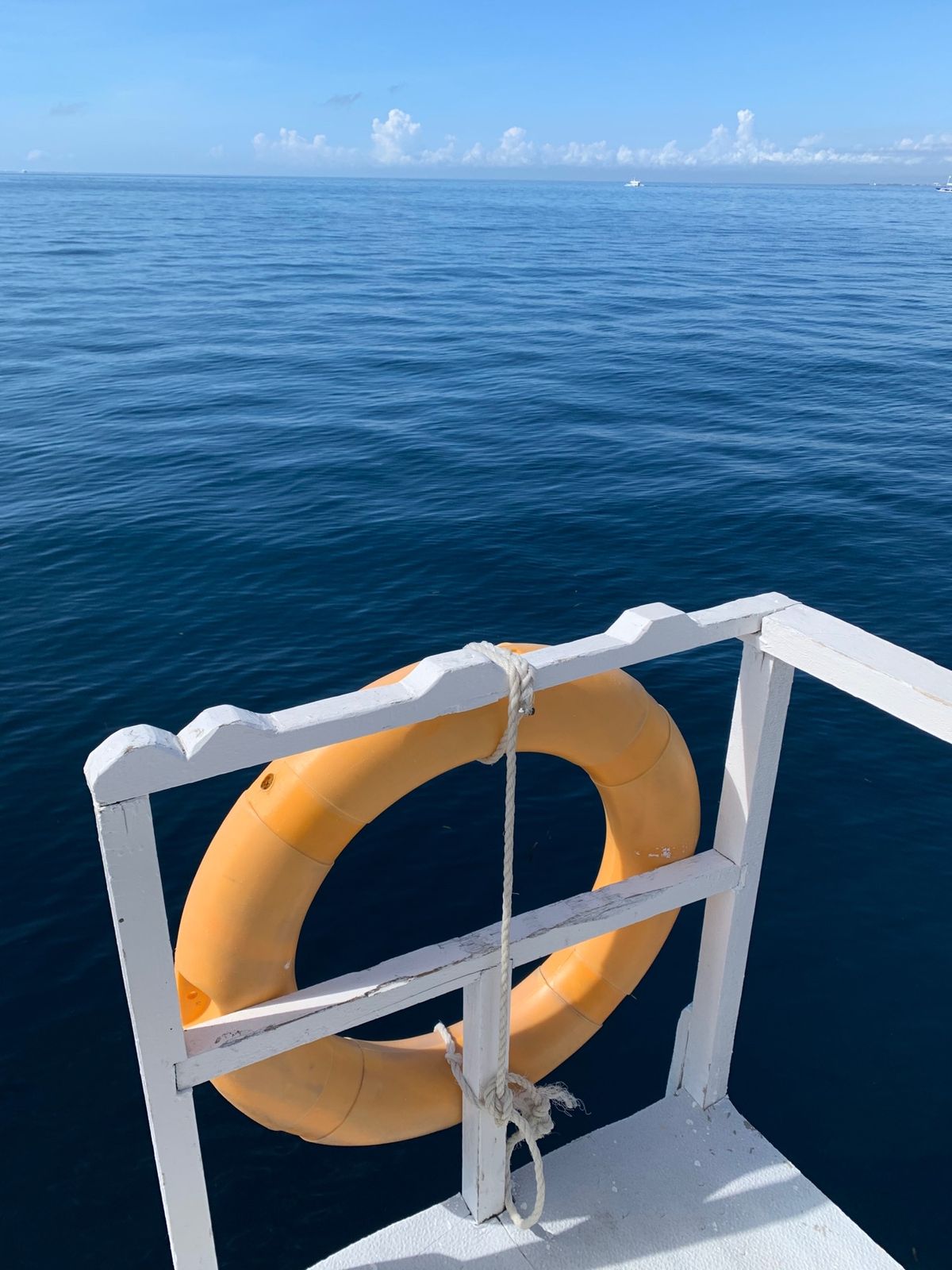 アイランドホッピングのボート！波も穏やかでした！