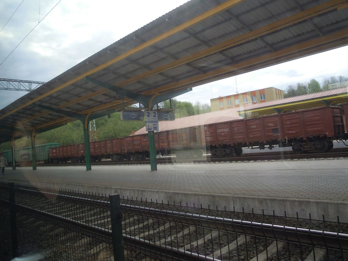 電車でカウナスからビリニュスへ