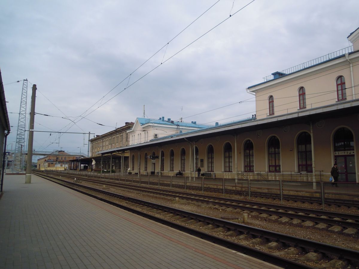 電車でカウナスからビリニュスへ