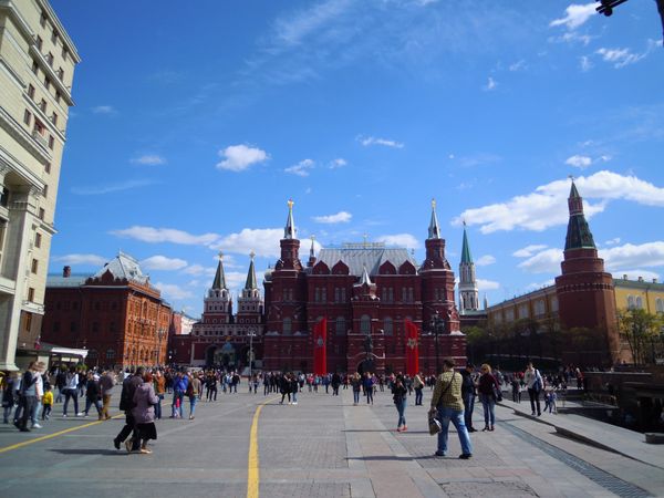 ロシア連邦・Moskva「トランジット利用してロシア」の写真：赤の広場の手前。